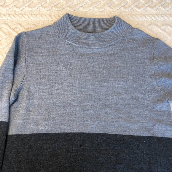 FRENCH CONNECTION WOMEN'S BABYSOFT NORMIE COLORBLOCK SWEATER SIZE XS $148 - Picture 7 of 7